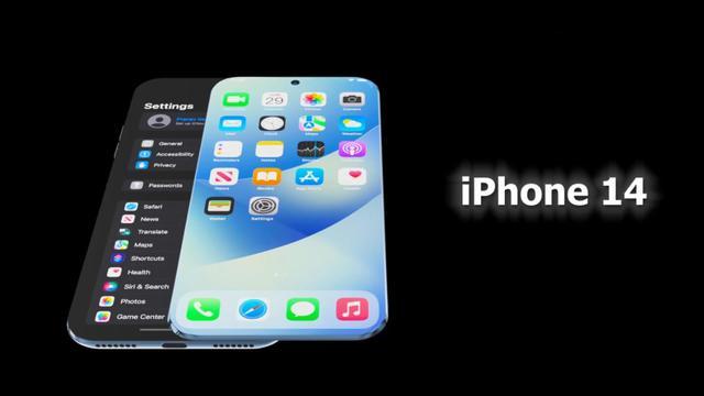 iPhone14概念机：A16+居中打孔+屏幕指纹解锁